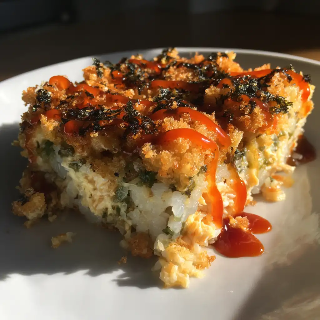 Sushi bake casserole recipe