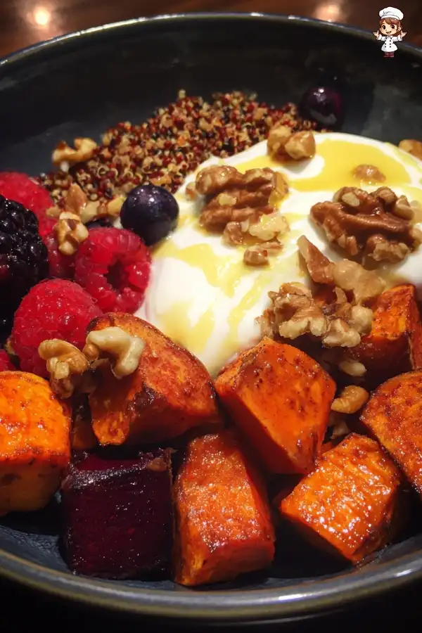 Sweet potato breakfast bowl recipe