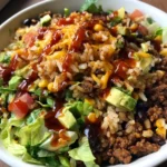 Taco rice bowl