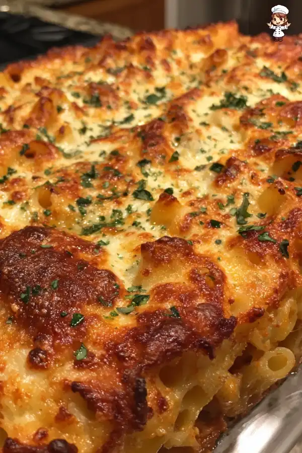 Three cheese baked ziti recipe
