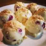 White chocolate raspberry truffles recipe