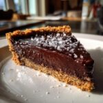 amazing salted dark chocolate tart