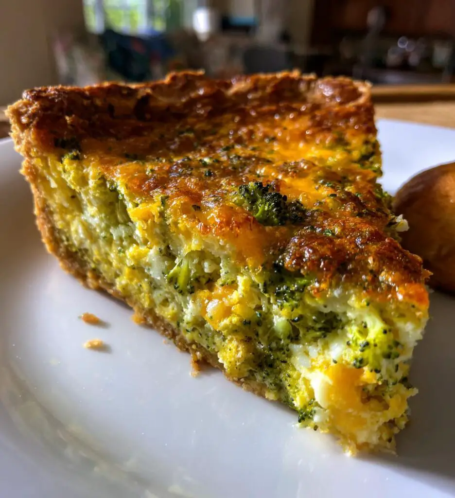 broccoli and cheese quiche