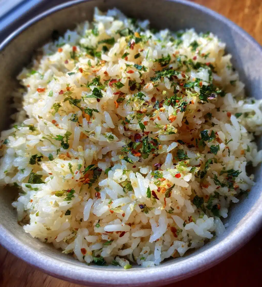 buttery seasoned rice - detail 1