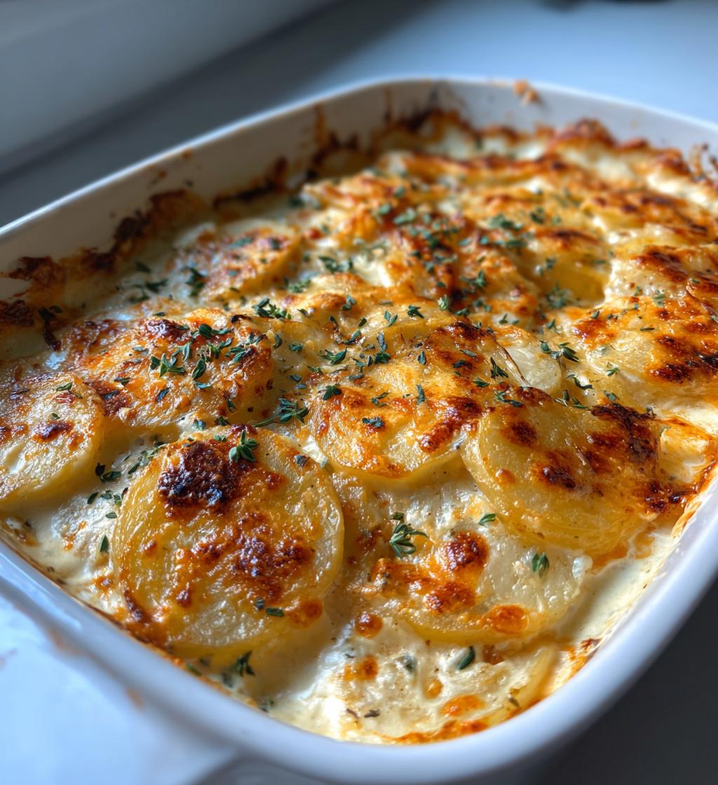 cheesy scalloped potatoes recipe - detail 1