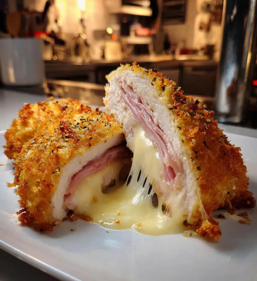 chicken cordon bleu - detail 1