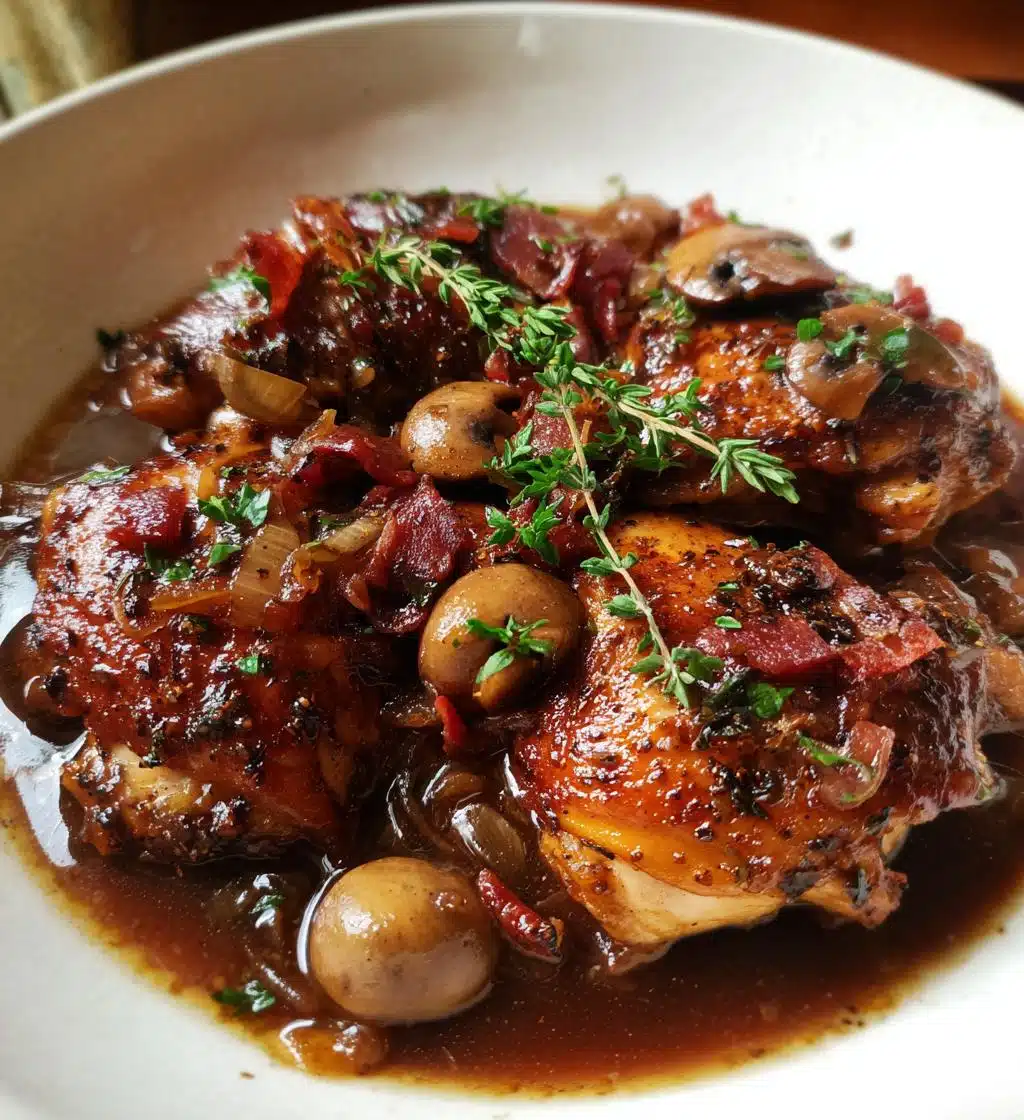 coq au vin - detail 1