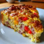 ham and cheese crustless quiche recipe