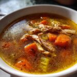 homemade chicken stock