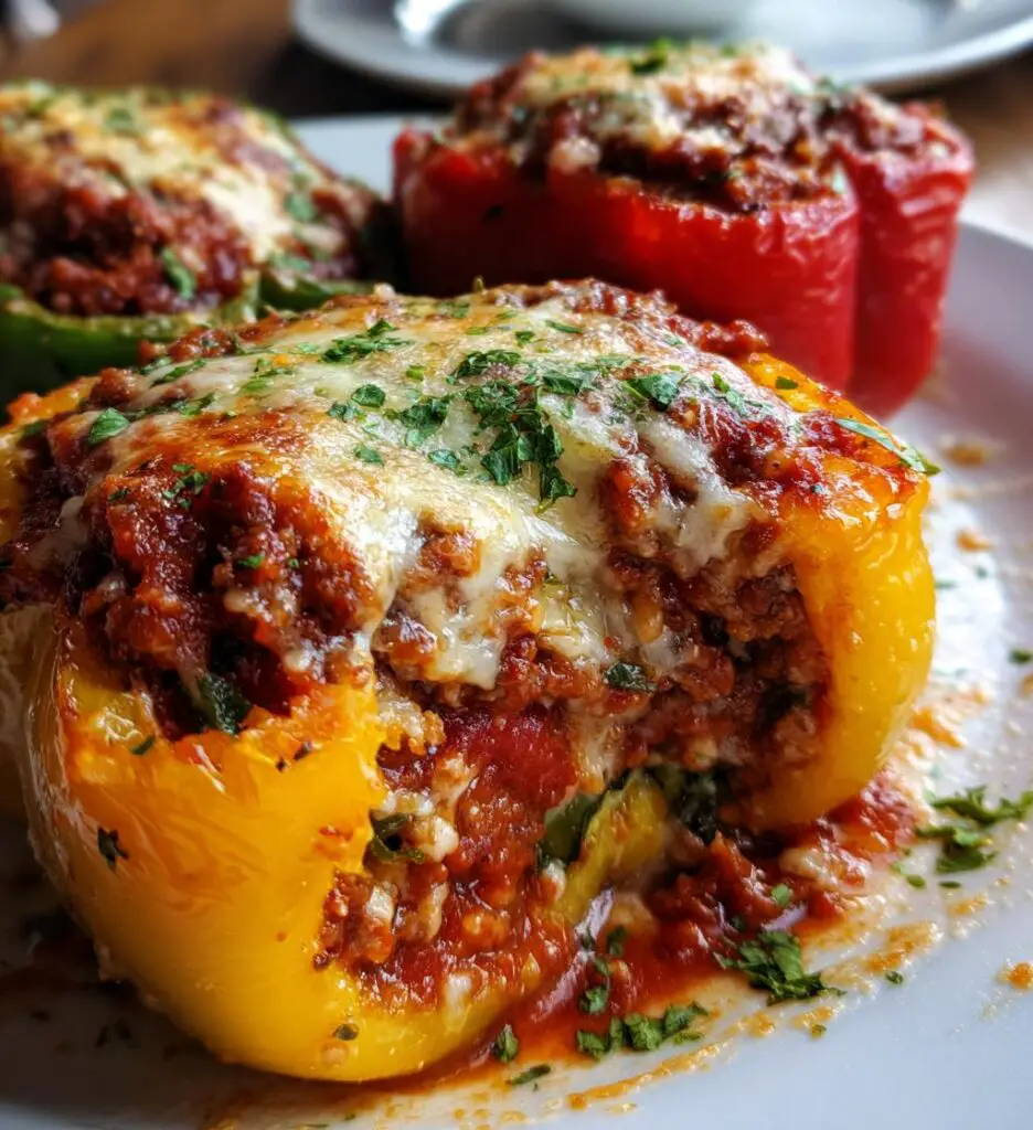 lasagna stuffed peppers