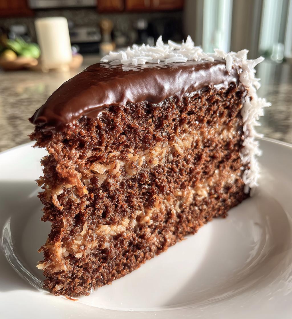 mounds cake - detail 1