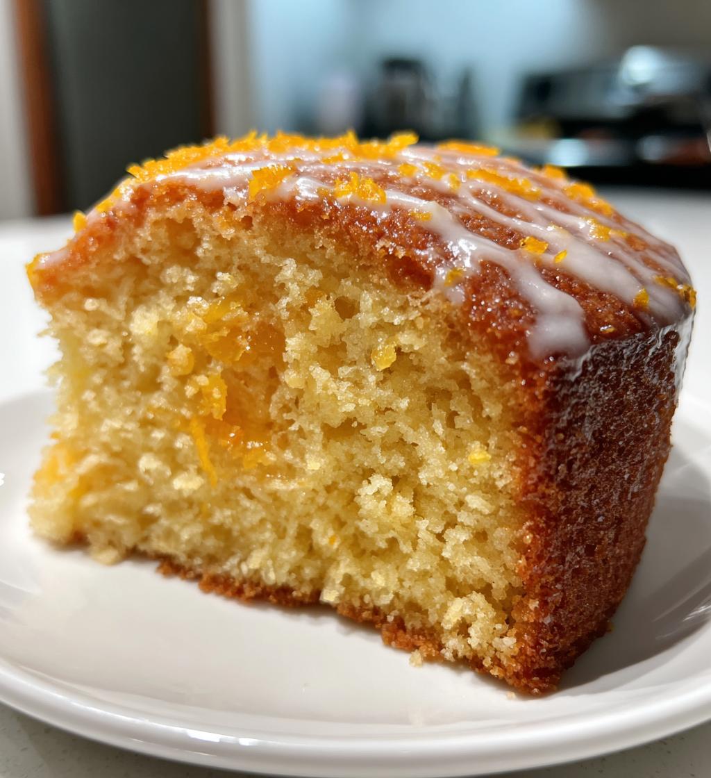 orange cake - detail 1