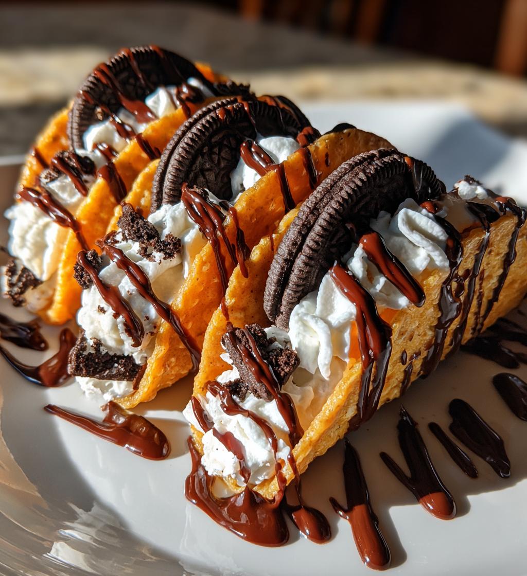 oreo cheesecake tacos recipe