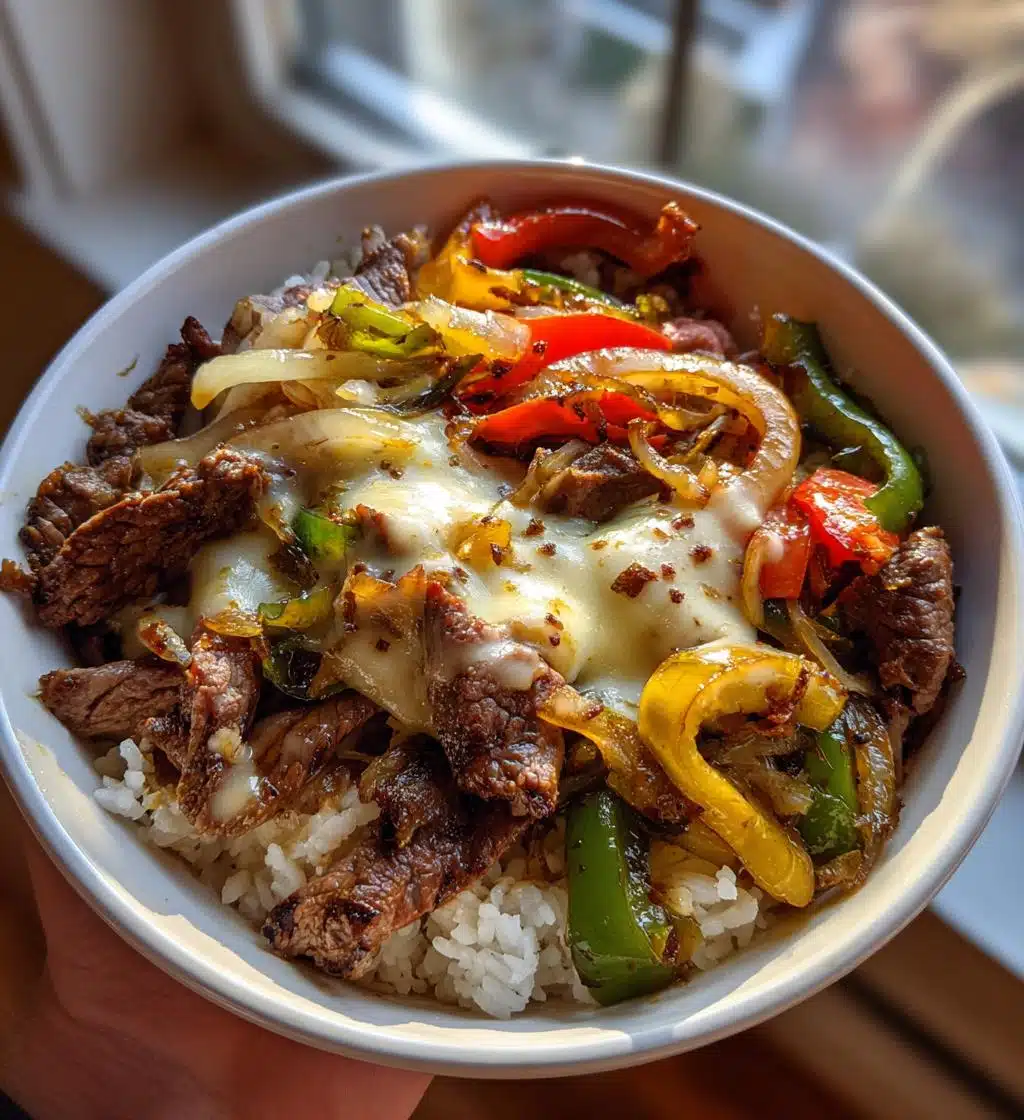philly cheesesteak bowls - detail 1