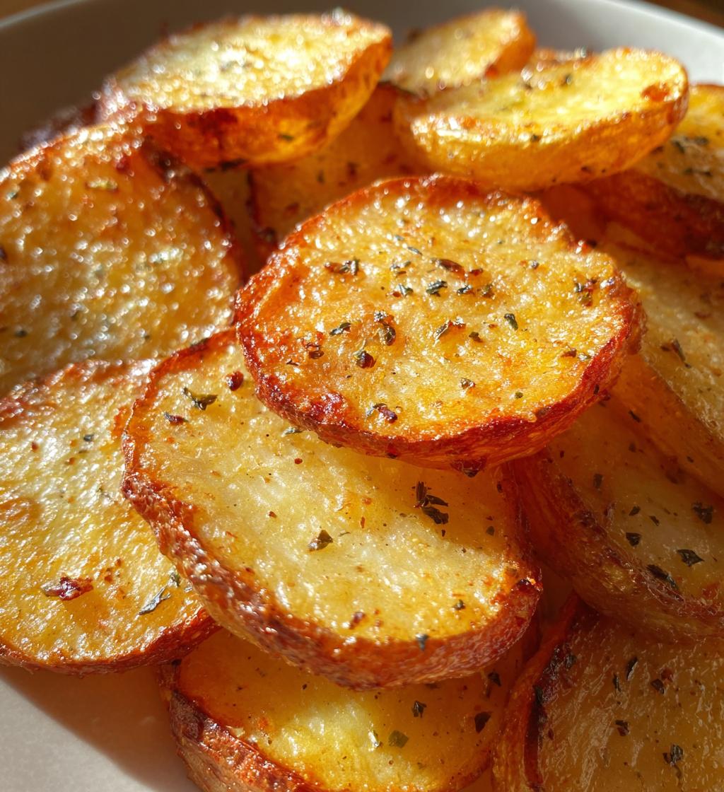 sliced baked potatoes