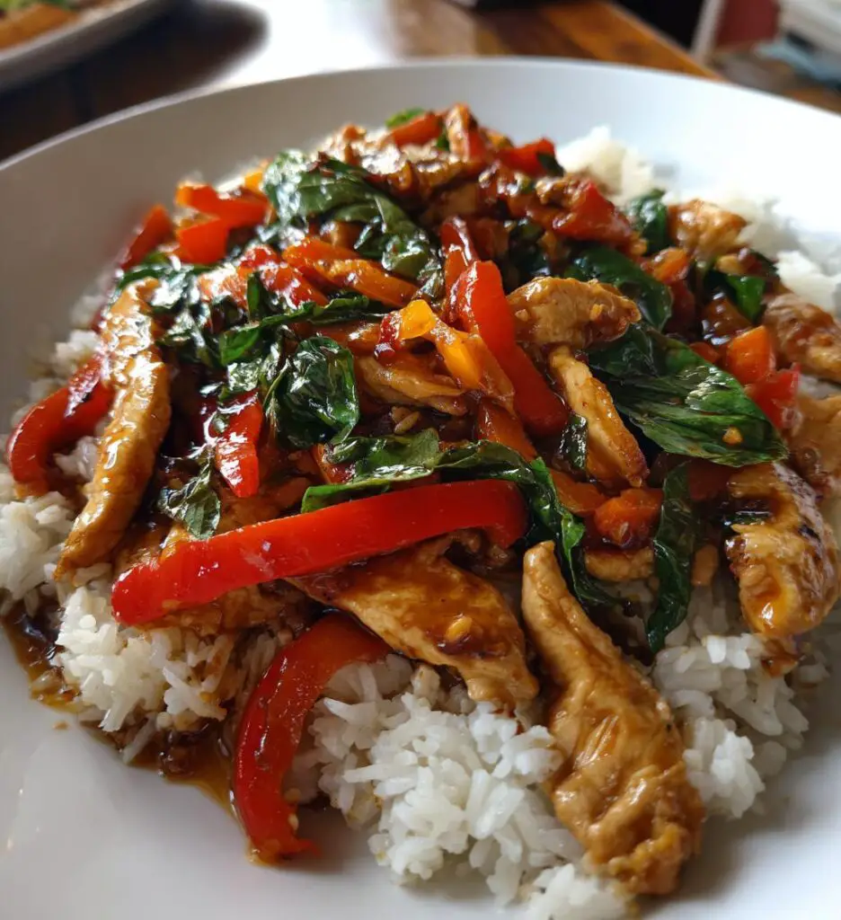 thai basil chicken
