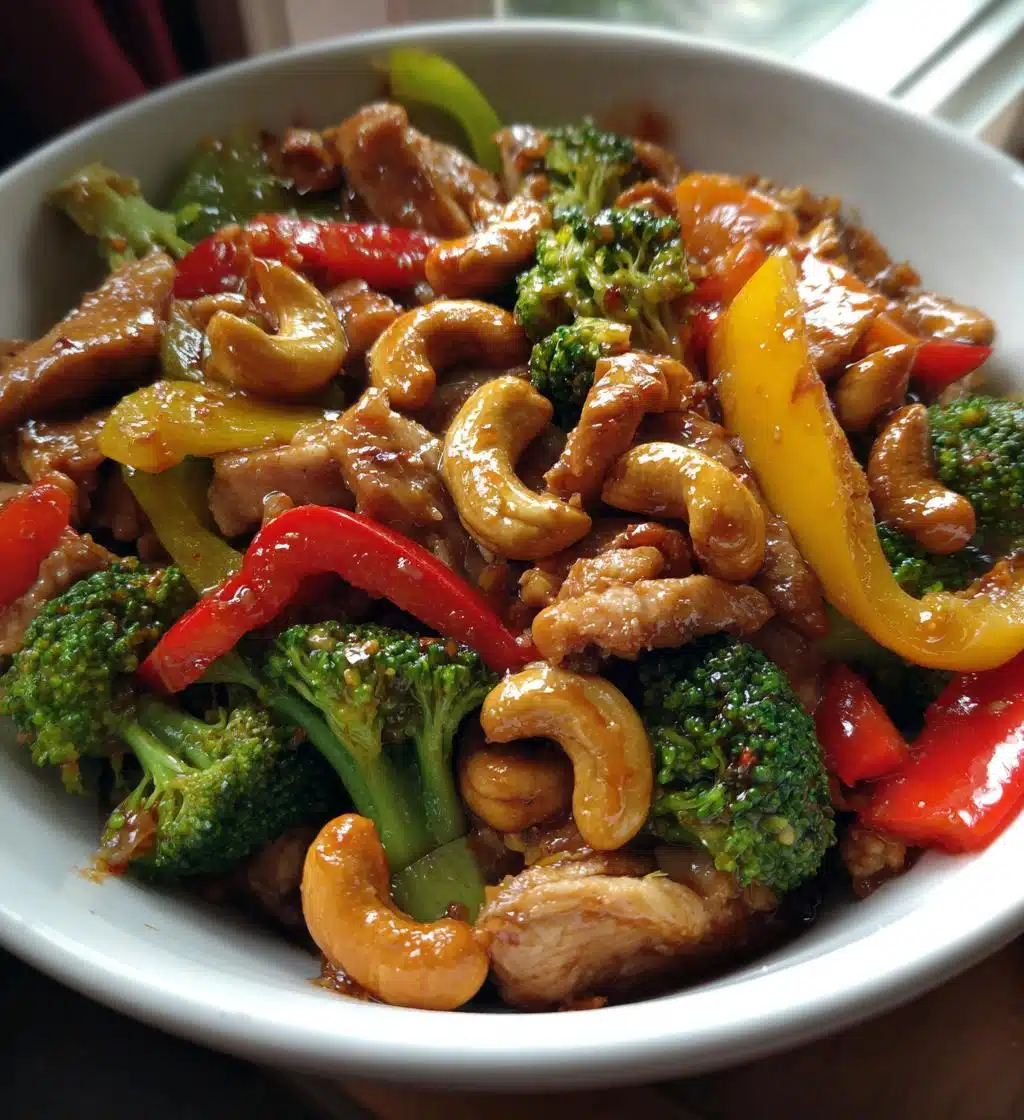 thai cashew chicken stir fry - detail 1