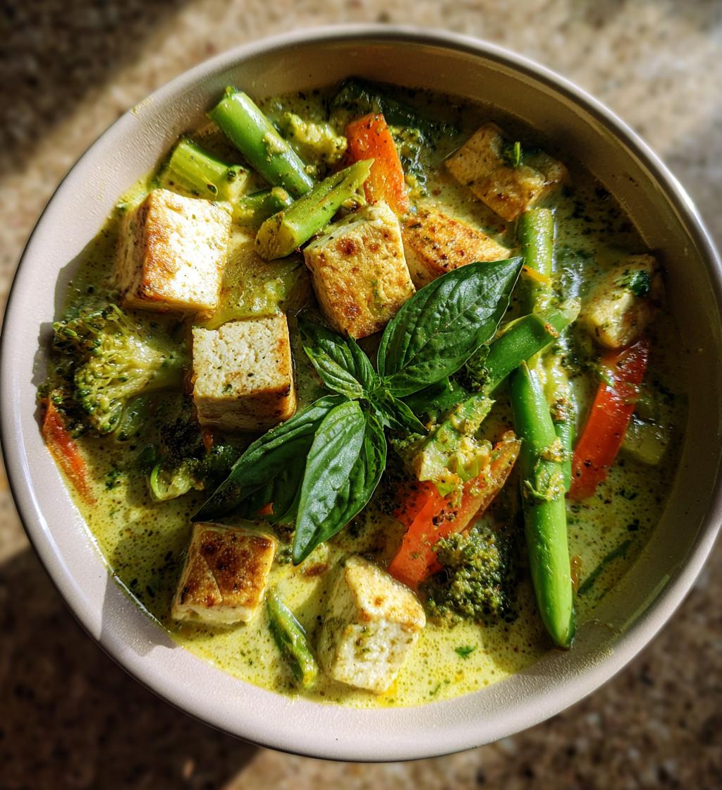 thai green curry soup