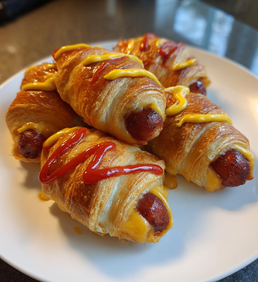 toasted hot dog roll ups