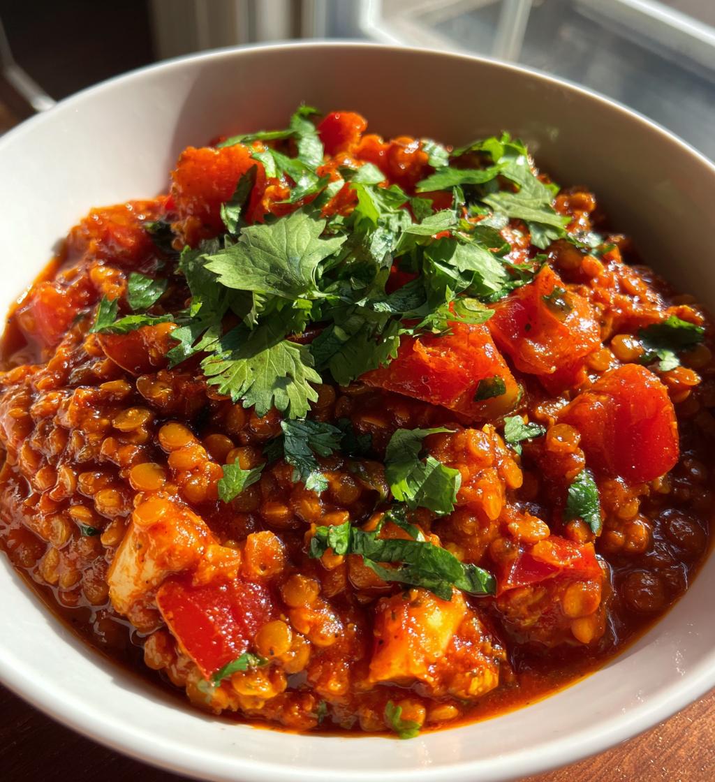 tomato lentil curry
