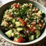 white bean tabbouleh salad